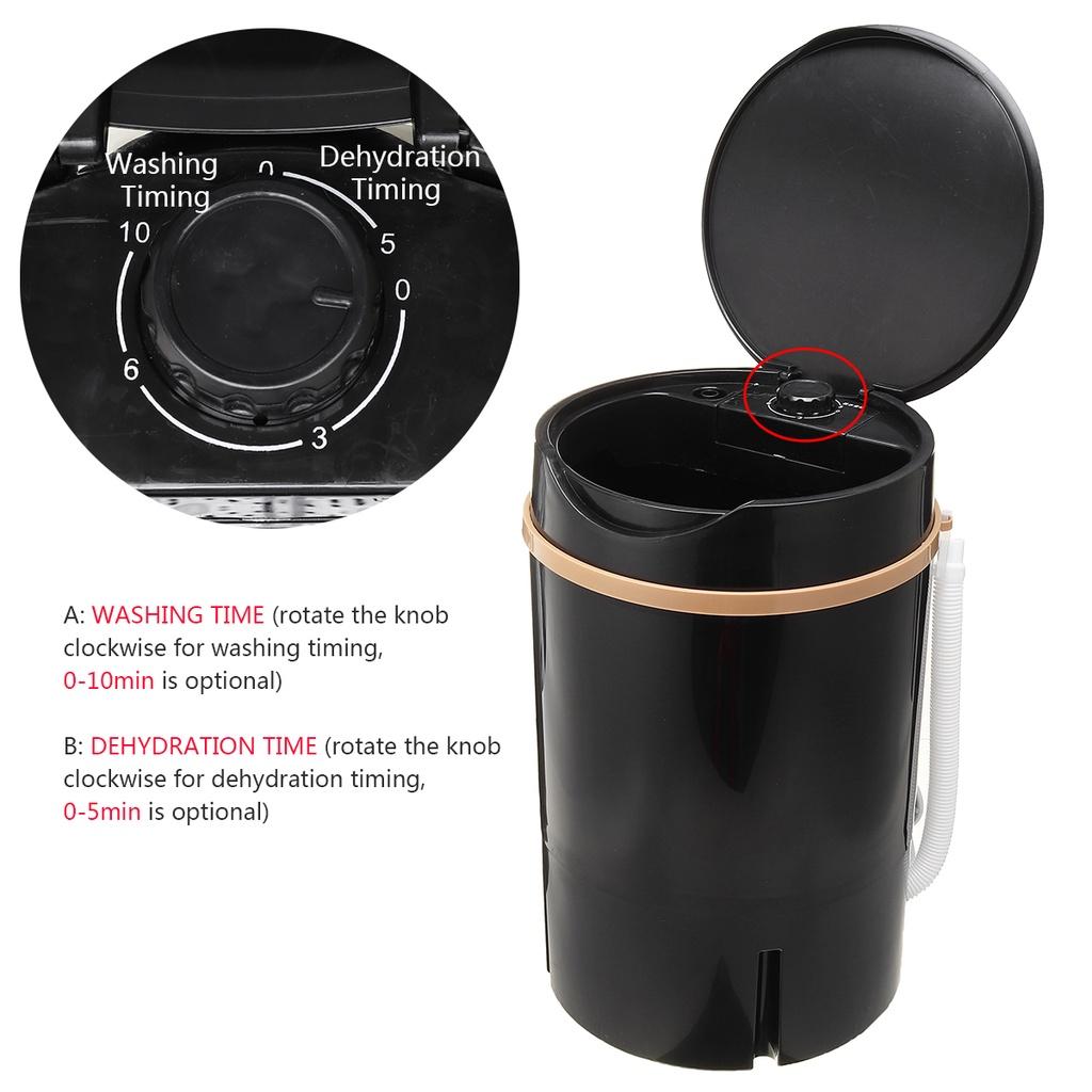 8L Portable Dirty Clothes Turbine Cleaning Laundry Washer Travel Business Mini Washing Machine Mini Ultrasonic Washing Machine