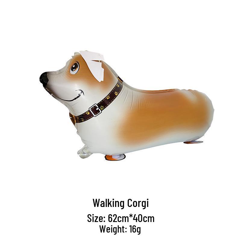 Chodící zvířecí balónky pro děti - Zábavní helioví mazlíčci na noční trhy