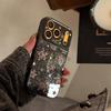 Glitter Leopard Print Star Phone Case for iPhone 15, iPhone 16, iPhone 17 Pro Max