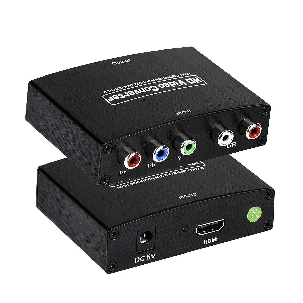 

Преобразователь компонентного сигнала в HDMI, совместимый с 1080P, 5RCA RGB, преобразователь YPbPr в HDMI, адаптер преобразования аудио- и видеосигнала HDCP, адаптер преобразования HDTV HDCP