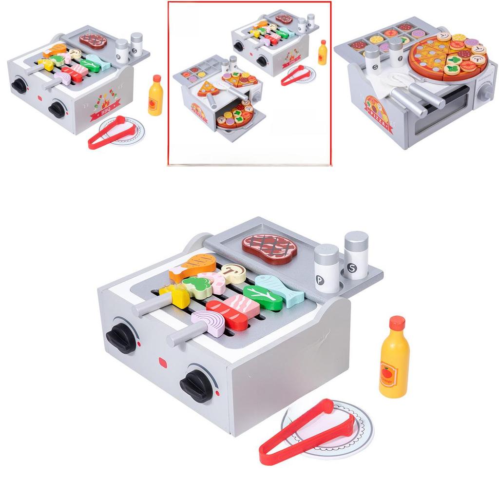 En71ce Wooden Pretend Play Kitchen Toy Set With Safe And Eco-friendly Features For Kids
