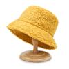 Autumn and Winter Hat Women's Light Board Trendy Lamb Wool Japanese Fisherman Hat Fashionable Light Board Short Basin Hat