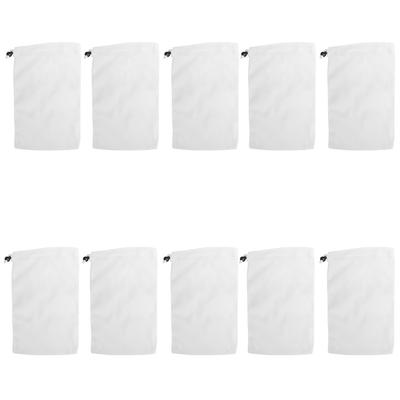 10pcs Cleaning Net Bag Leaf Trash Catcher Fine Mesh Filter Bags for Pool Vacuum Cleaner