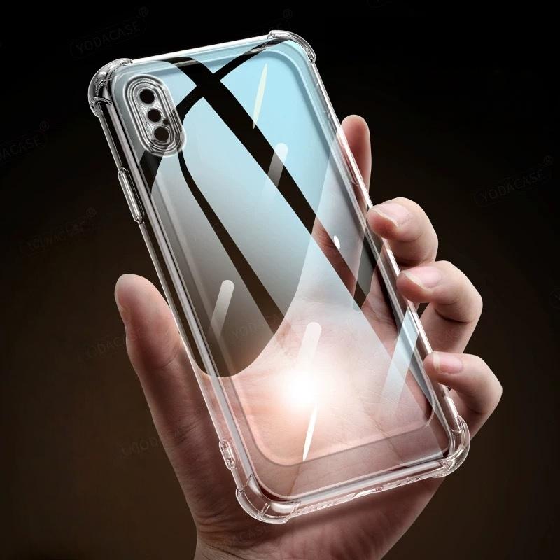 Transparent TPU Shockproof Protection Phone Case for iphone Xs Max / X / XS / XR -Clear