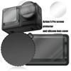 Full Protections Including Tempered Glass Screen Protectors Flexible Camera Lens Caps Durability Housing for Action 5Pro