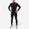 DECATHLON KIPRUN 500 Series Sweat-Wicking Breathable Comfortable Long Sleeve T-Shirt Men's Smoky Black