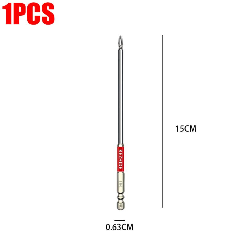 Impact Screwdriver Bits Anti-Slip Cross Head Magnetic Driver Drill Bit Hexagonal Shank High Hardness Electric Drills Screwdriver