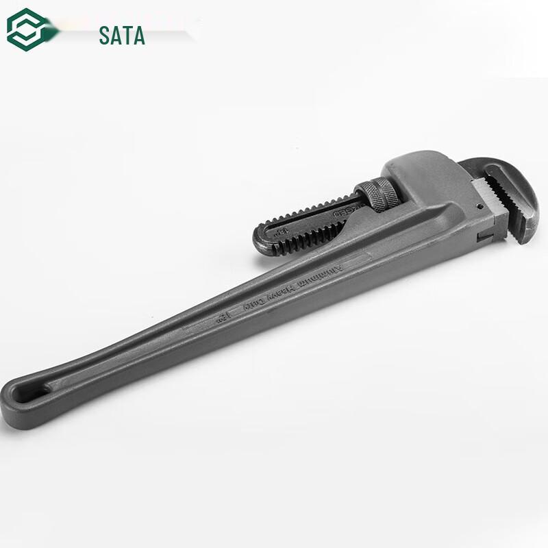 SATA Aluminum Alloy Pipe Wrench 14 inch