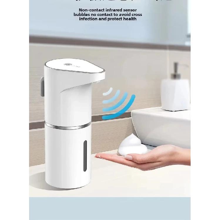 Intelligent Sensor Multi-Speed Contact-Free Wall-Mounted Vertical Hand Sanitizer Bubble Machine Rechargeable Soap Dispenser