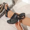 Summer New Women's Slippers Open Toed Casual Flat Slippers Female Outdoor Lightweight Beach Shoes for Women Zapatos