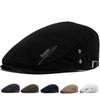 New Beret Men's Spring and Summer Cotton Embroidered Cap Pentagram Fashion Shade Forward Hat