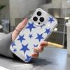 Blue pentagram Phone case iPhone 15 Pro Max 11 12 13 16 14 Plus 7 8 XS Silicone Shockproof Case Lens protector shell