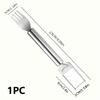 1pc Rebanador de Sandía Creativo de Acero Inoxidable - Combinación de Cuchillo y Tenedor de Doble Función, Corte sin Esfuerzo, Servicio, para Cubos y Rodajas, Herramienta para Servir Fruta