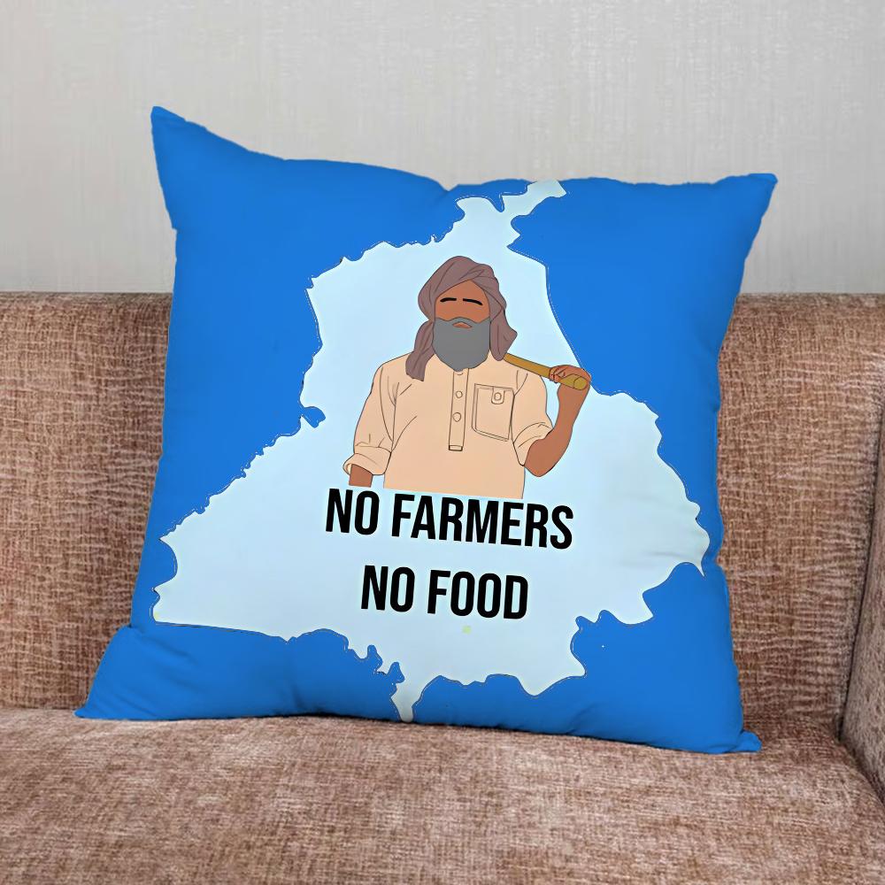 

Punjab Map Pillow Case For Home Bedroom Car Office Decoration Living Room Sofa Cushion Cover Suitable 16x16Inch