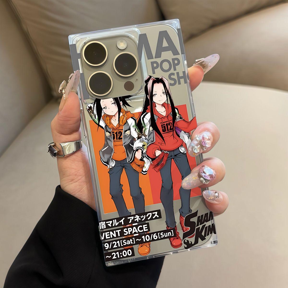 

Square Back Tube Protection Clear Case For iPhone 11 13 12 14 Pro Max 15 Plus 16 ProMax Anti-Oxygen,Anime Pretty Girl Pattern Casing iphone 11 ProMax