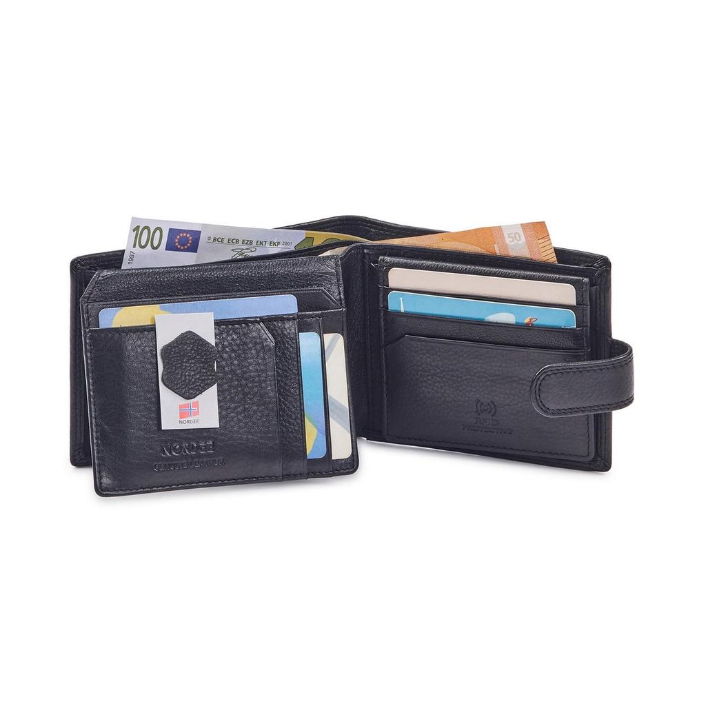 Skórzany Męski Portfel Nordee GW-2215 RFID