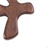 5 Pieces Wood Prayer Cross Hand Held Ornament Clinging Palm Neighbor Small Religious