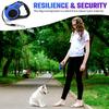 16 Fuß einziehbare Hundeleine, automatisch, teleskopisch, langlebig, für Hunde und Katzen, Haustierleinen, Halsbänder, für Outdoor-Reisen, Spaziergänge, Wandern, Zugseil