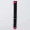 Nylon Strap for Apple Watch 1/2/3/4/5/6/7/8/9/10/11/SE Ultra 1/2/3 42/44/45/46/49mm, Black / Red