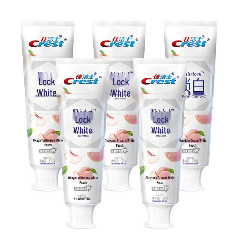 

Crest Dual-Action Whitening Toothpaste, Snow Cherry & White Peach