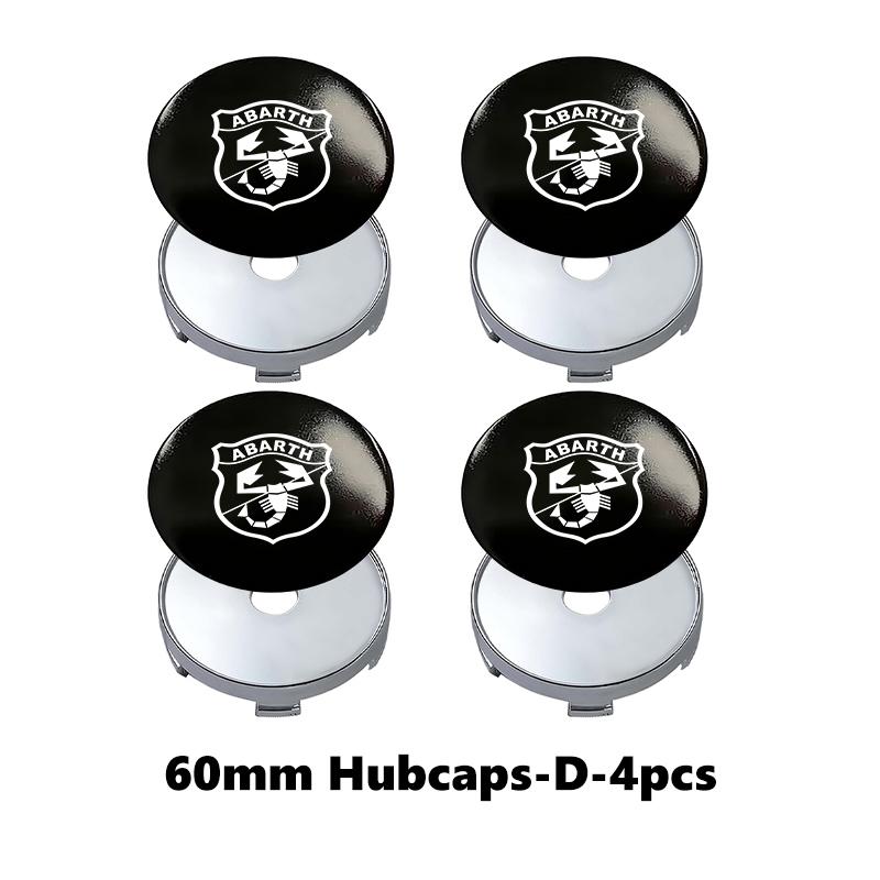

For Abarth Universal Car Wheel Center Hub Cap Auto Anti-Scratch Hub Protector FIAT 500 Tipo FR Panda Argo Freemont Bravo Punto