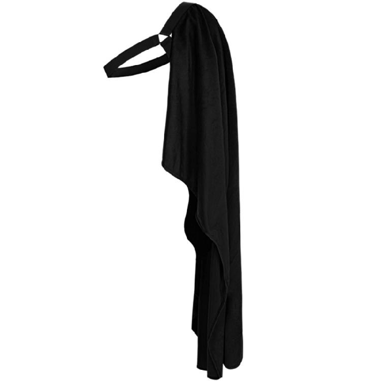 

Men Medieval Half Cape with Adjustable Leather Straps For Halloween, Cosplay Parties, Theme Parties, чорний