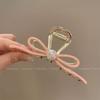 Elegant Tulip & Lily Hair Clip - Large Fairy Claw for Stylish Back-of-Head Design