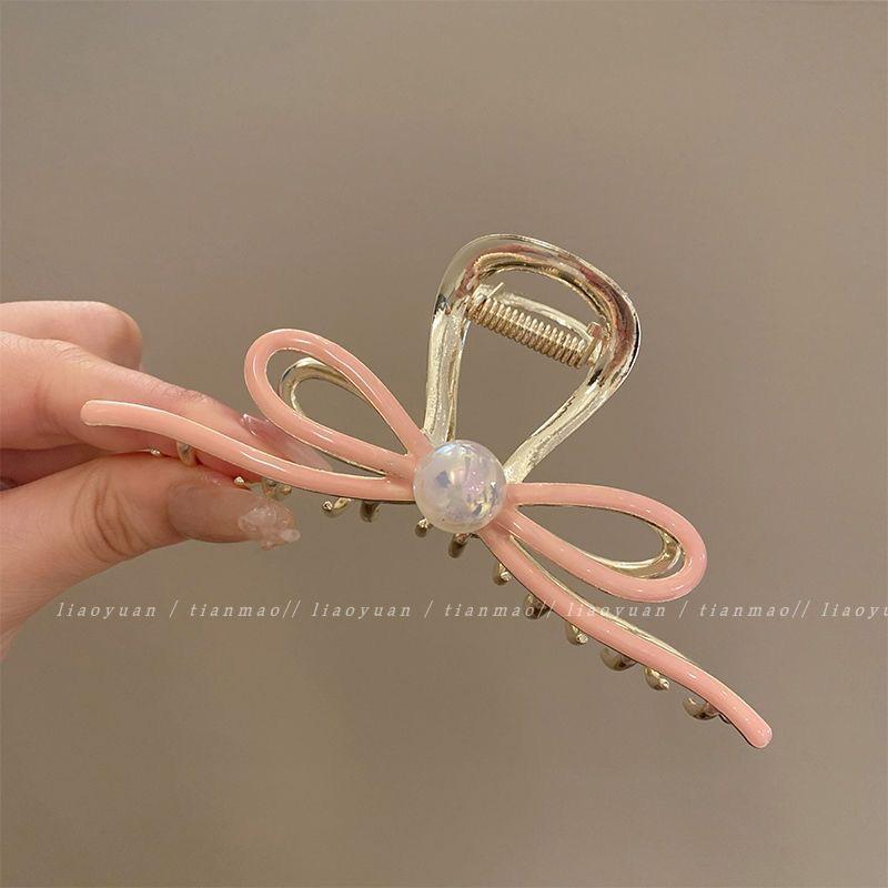 Elegant Tulip & Lily Hair Clip - Large Fairy Claw for Stylish Back-of-Head Design