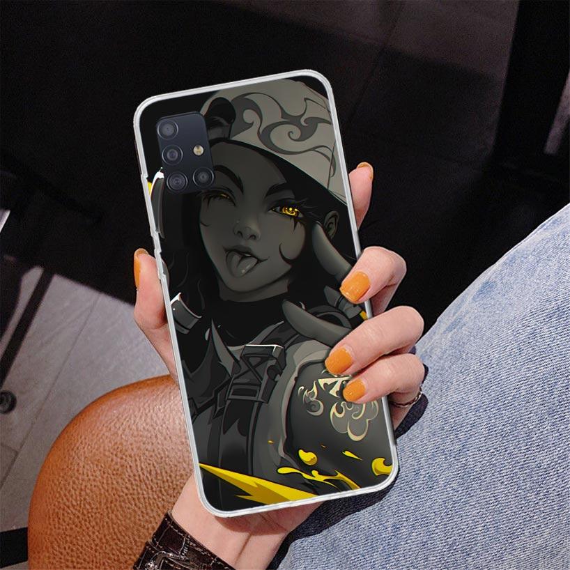 Valorant Game Cool Phone Case For Samsung Galaxy A52 A32 A22 A12 A51 A31 A50S A30S A20S A10S Note 20 Ultra 10 Plus S10 A72 A71 G