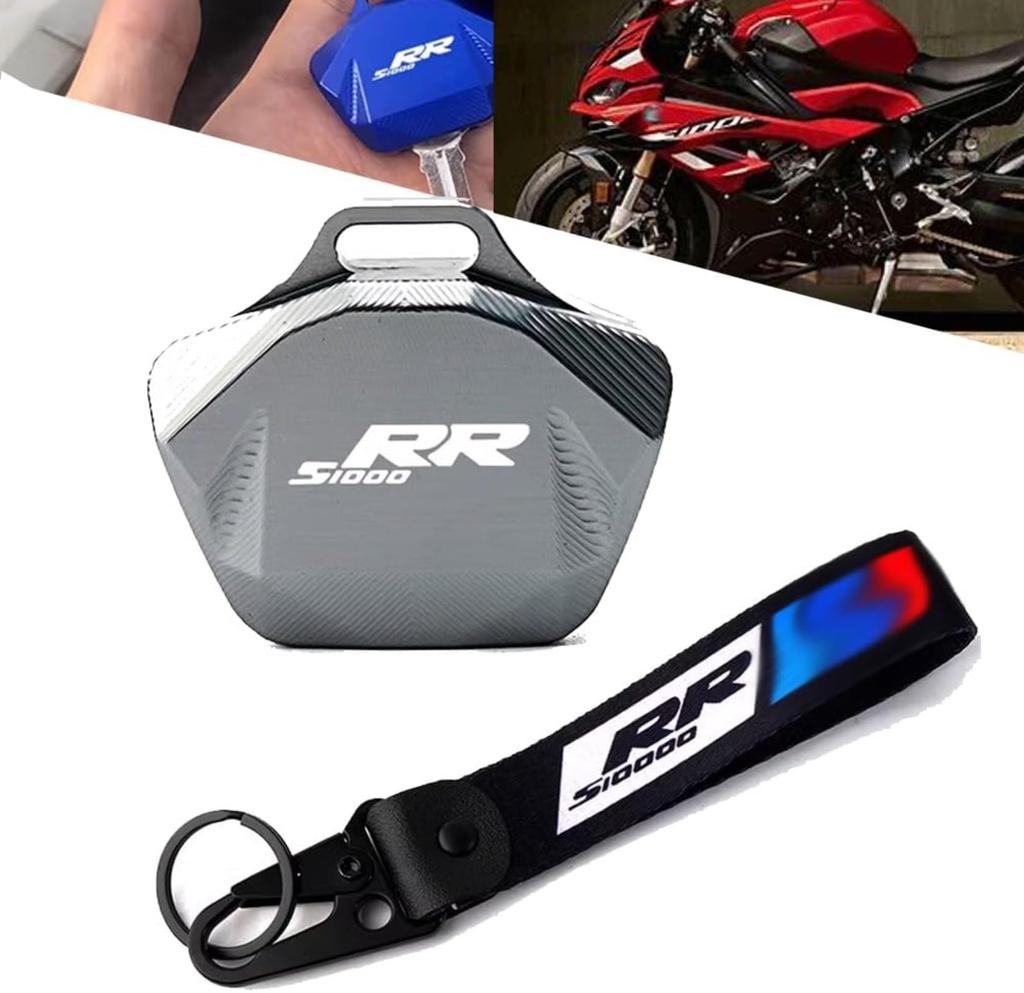 [DOMOPAY] For S1000RR S1000rr 2010-2023 Motorcycle Accessories CNC Key Cover Shell Embroidery Badge Keychain