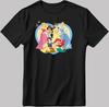 Disney Princesses Short Sleeve White-Black Men's / Women's T Shirt H138