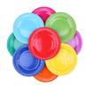 Zhinianhua Disposable 7-Inch Colored Round Paper Plates (10-Pack)