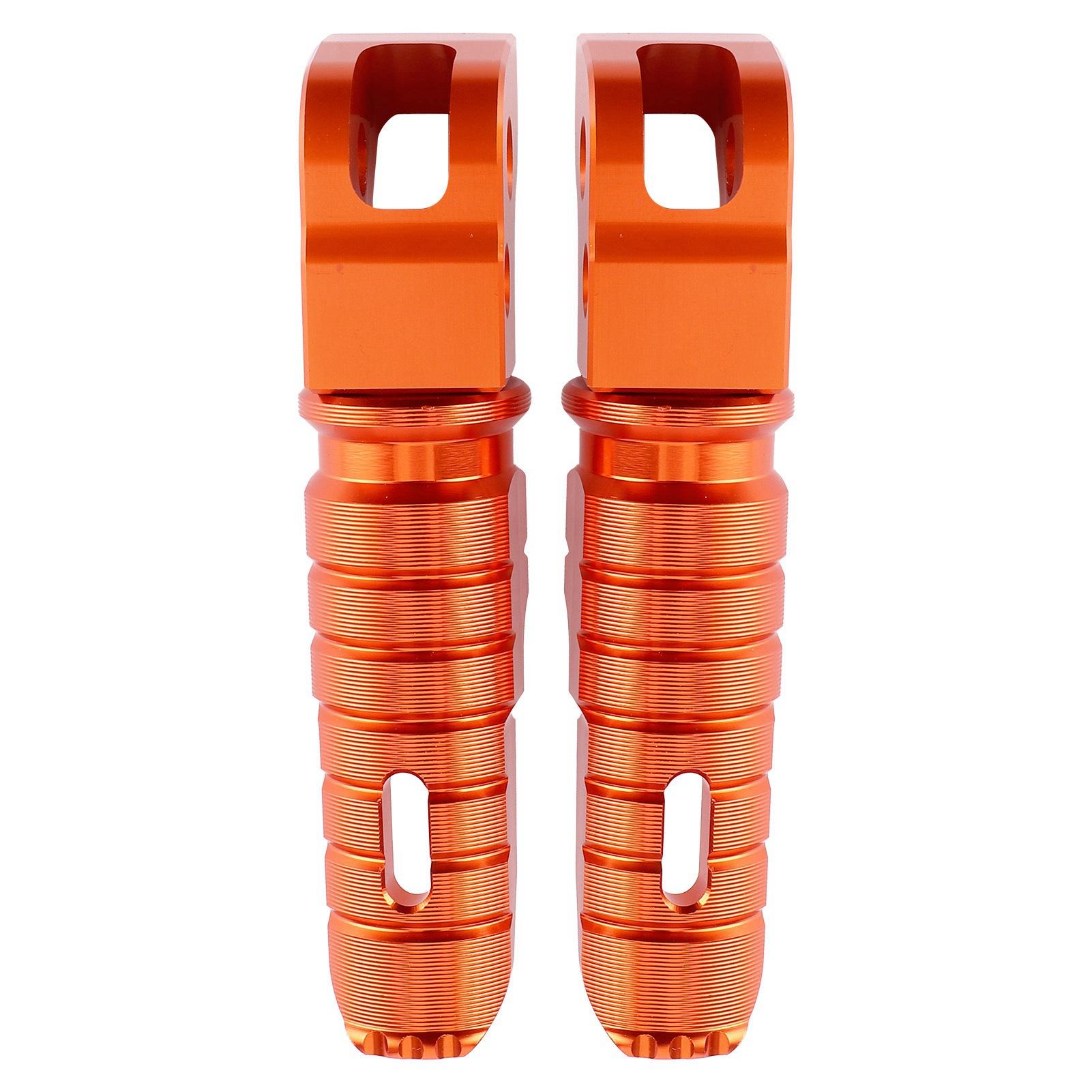 

1 Pair Aluminum Alloy Rear Foot Peg Motorcycle Modification Accessory Fit for 125 250 300 RC200 390 2014+(Orange ) оранжевый