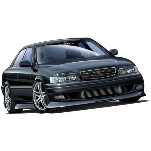 Aoshima Bunka Kyozai 1/24 Scale The Tuned Car Series No. 10 Toyota Vertex JZX100 Chaser Tourer V 1998 Plastic Model