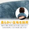Compact Neck Pillow, Stable, Long-Distance Travel, Napping, Foldable, Travel Accessory (Light Gray)