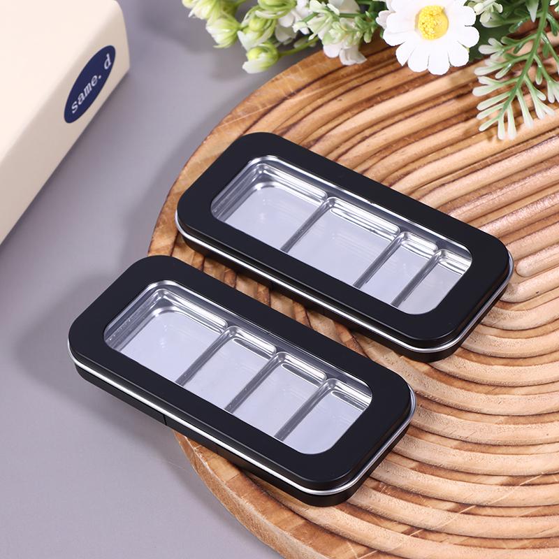 Empty Magnetic Eyeshadow Palette Refillable Black Clear Makeup Storage Case Box Diy Cosmetic Lipstick Foundation Blush Container