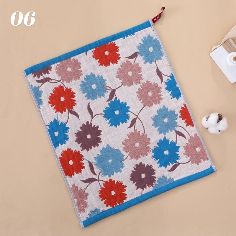 34X40Cm Large Hand Towel Kitchen Towel 4Layer Cotton Gauze Pure Cotton Dish Cloth Quick Dry Decorative Tea Towel Home Restaurant