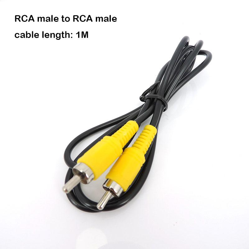 1m Audio video 2 3 RCA Cable male to 2 3 RCA male female Jack Plug Stereo to 2RCA 3RCA Socket AV Adapter connector cord Media