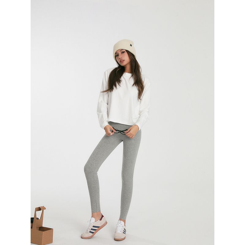 Discoglam Modal Long Sleeves Loose T-shirt Soft Glutinous Outwear Yoga Workout Long Sleeve Long Sleeves Bottoming Shirt for Women