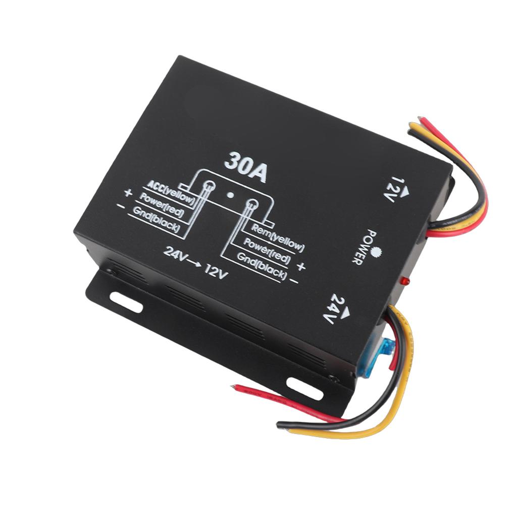 30A Car Power Supply Converter Step Down Inverter 24V To 12V