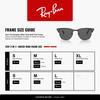 sunglasses RB3016 CLUBMASTER BLACK 49 1367B1 GREY ON polarized Ray-Ban