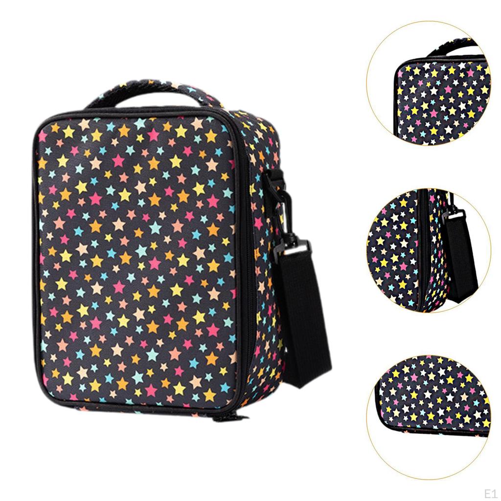 Insulated Lunch Box Food Container Organizer Reusable Portable Cold Thermal Bag Handbag for