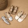 Mary Jane Shoes 22 New Single Shoes Elegant Thick High Heel Temperament New Chinese Shoes