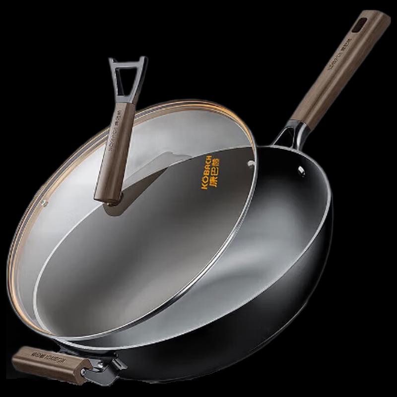 KOBACH 304 Stainless Steel Non-Stick Wok