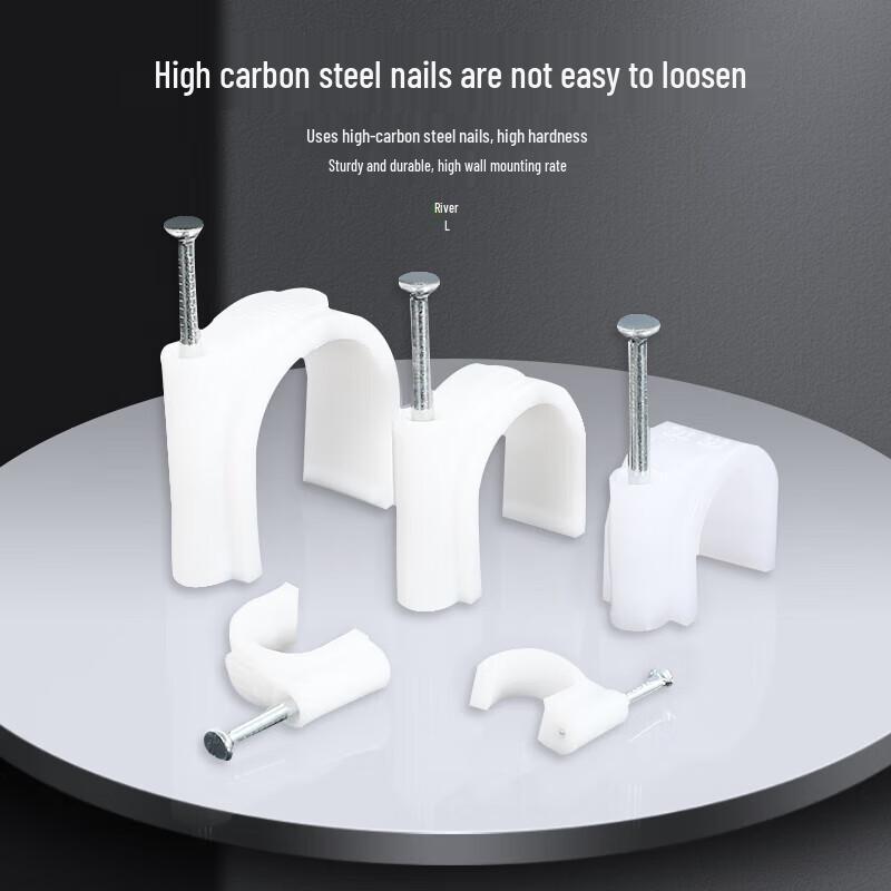 Beifute 20MM Round Steel Nail Cable Clips