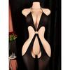 Sexy Dessous Bodysuit Offener Schritt Tiefem V-Ausschnitt Frauen Intimkleidung Valentinstag Geschenk