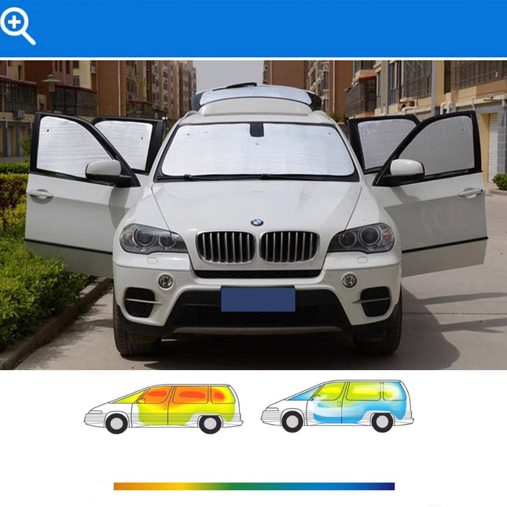 Full Car Sunshade For Mg Roewe Marvel R Ev Door Side Window Sun Shade Parasol Pad Visor Cover Curtain Accessories