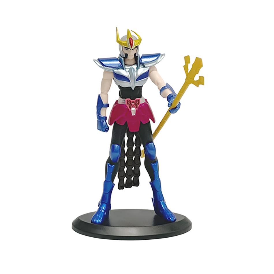 18CM Anime Figure Phoenix Ikki Hyoga Seiya Shiryu Standing Armor Model Children's Toys PVC Box Desktop Collection Decoration
