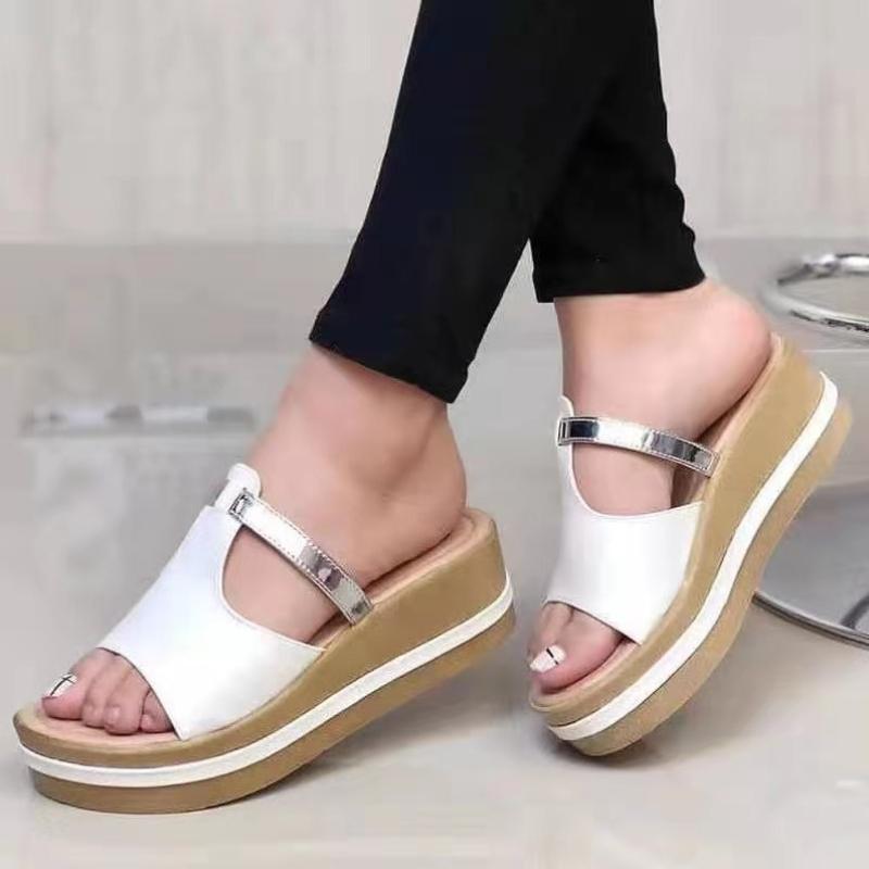 Platform Slippers Women Summer Casual Beach Shoes Ladies Open Toe Shoes Slides Women Footwear