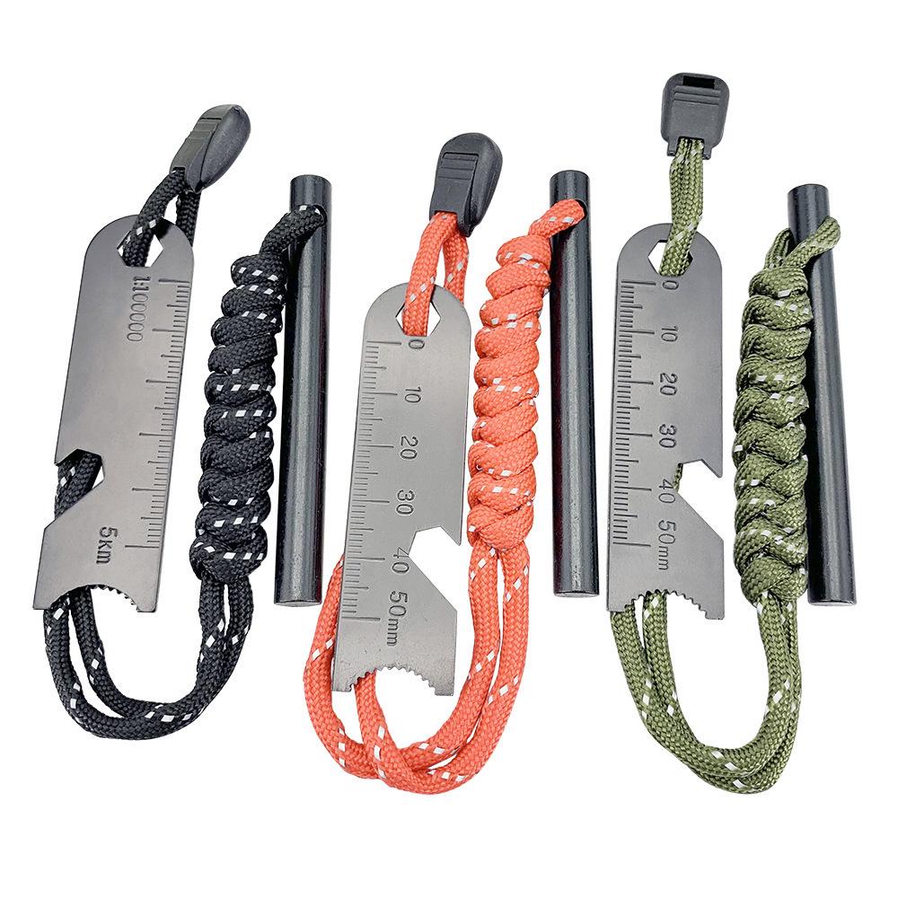 Magnesium Rod Fire Starter with Scraper - Outdoor Survival & Camping Tool